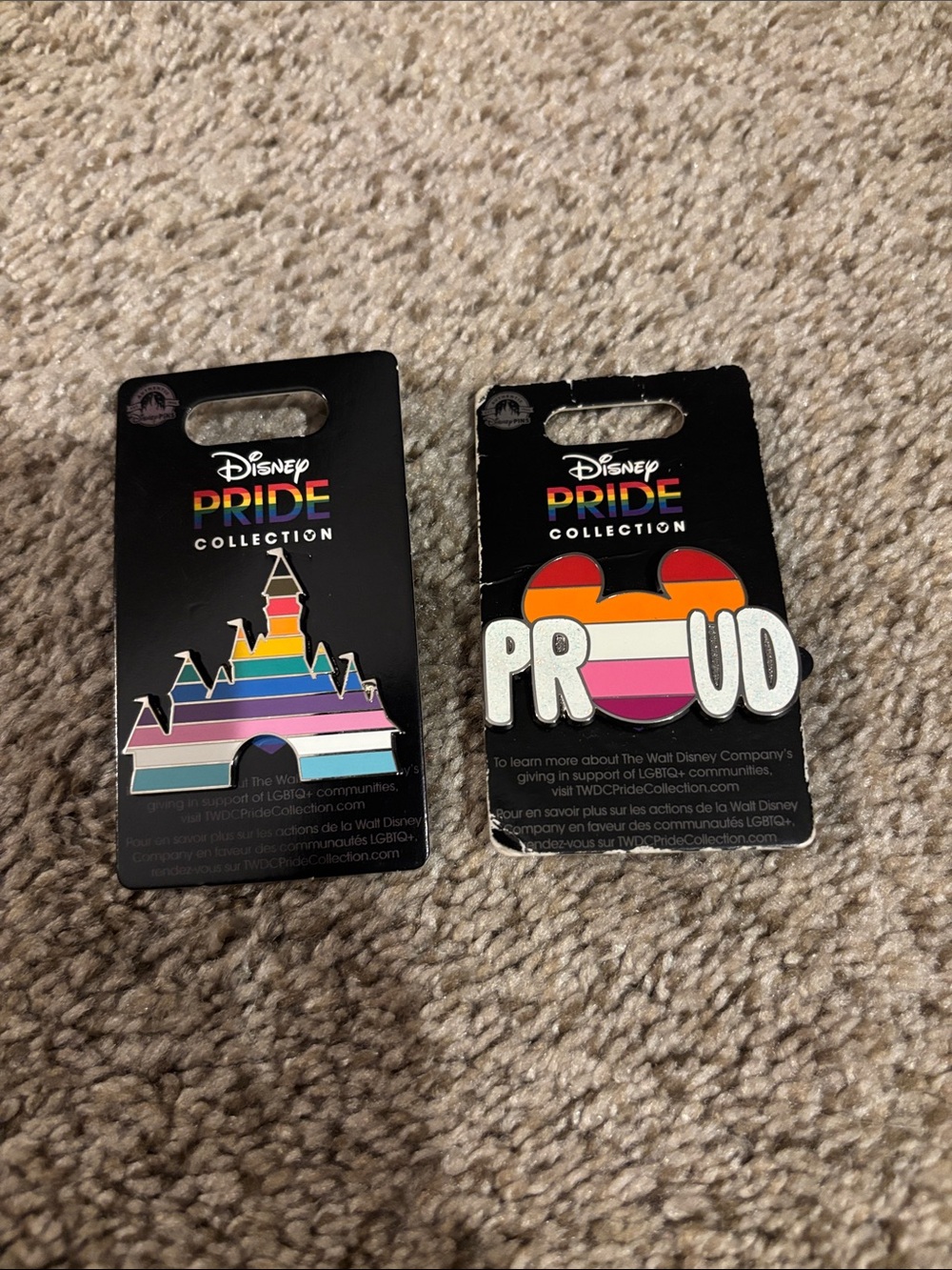 Disney pride pins